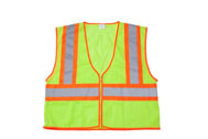 SV210IP.Yellow mesh reflective tape,inside pocket, orange trim, zipper, class II, M-4XL. PRICE EACH